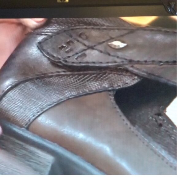 Earth Origins Women's Dark Brown Mary Jane Cross-Strap Shoes Sz 8.5  NWT - Picture 9 of 9